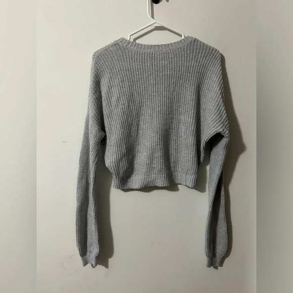 Hollister Grey Knit Sweater - Picture 3 of 5